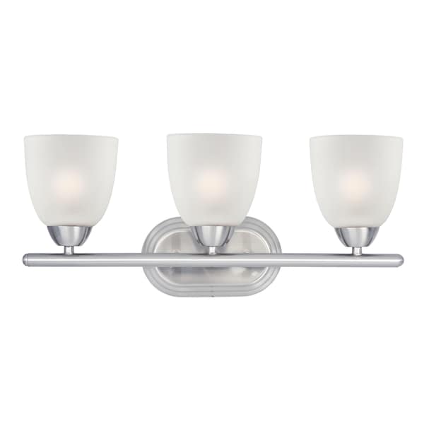 Maxim Lighting Axis 3-Light 21" Wide Satin Nickel Vanity Light 11313FTSN - main